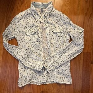 Girls Old Navy Floral Shirt